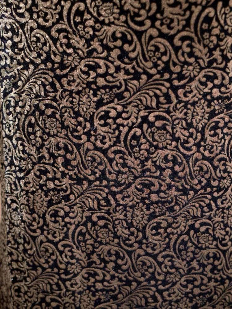 Arabesque Velvet Square Neck Dress