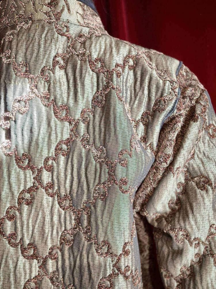 Damask Pattern Jacquard Jacket