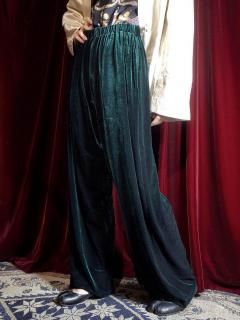 Deep Green Velvet Pants