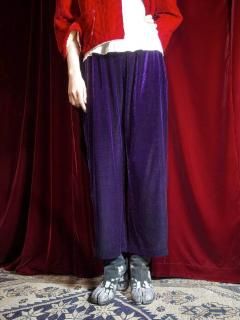 Deep Purple Velvet Pants
