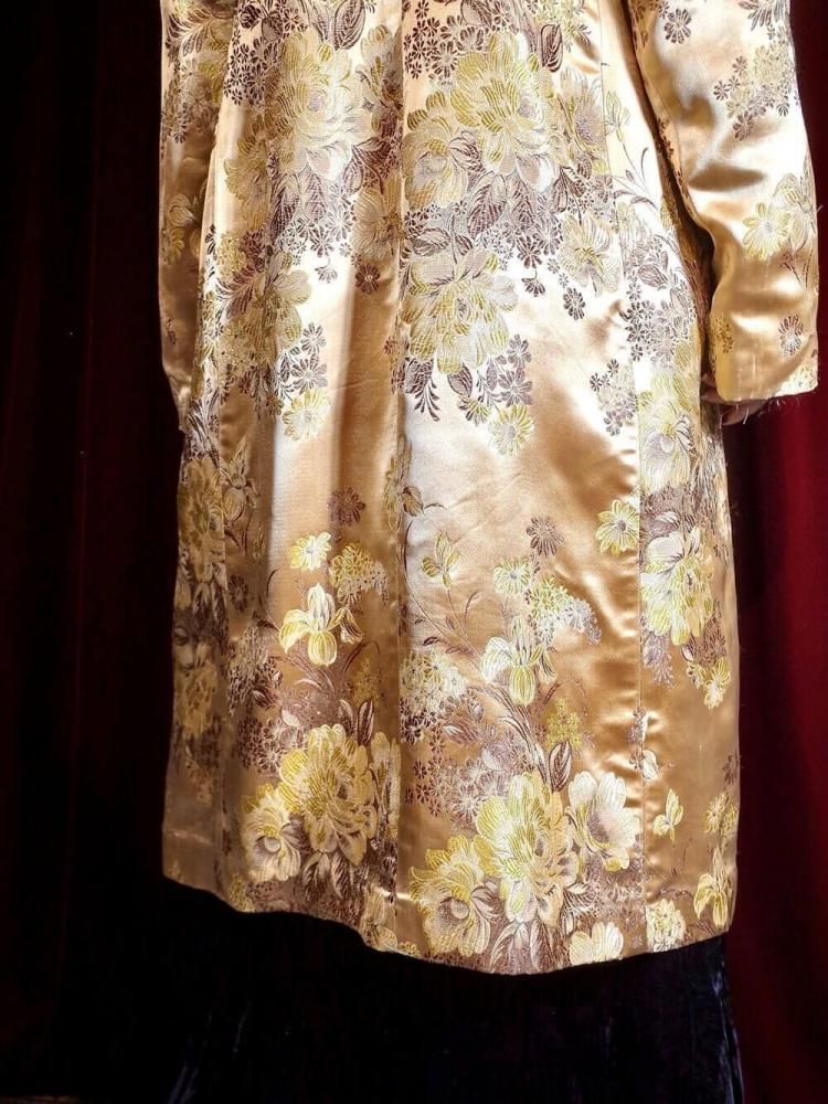Oriental Flower Jacquard Coat