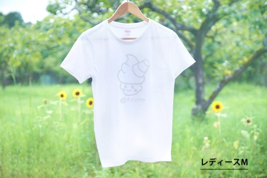 冷凍プリンソフト ドットロゴTシャツ - 冷凍プリンソフト株式会社