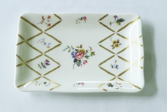 【 ・ローズエレガンス】ヴィンテージ・プレート×5・金彩 ロマンチックローズプレート - naturaltone