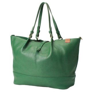 YUFU Leather Tote Bag (L)　グリーン