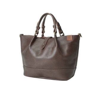 YUFU Leather Tote Bag (M)　グレー