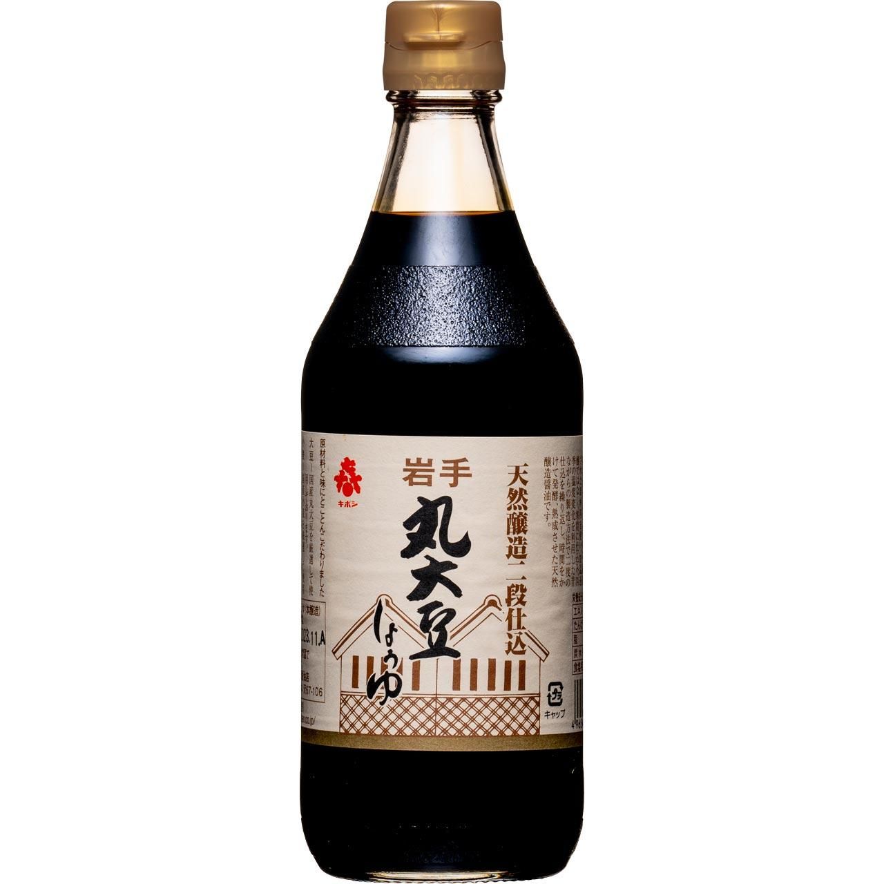 天然醸造寒仕込 岩手丸大豆しょうゆ（S）500mL - キボシ｜宮田醤油店｜キボシSHOP