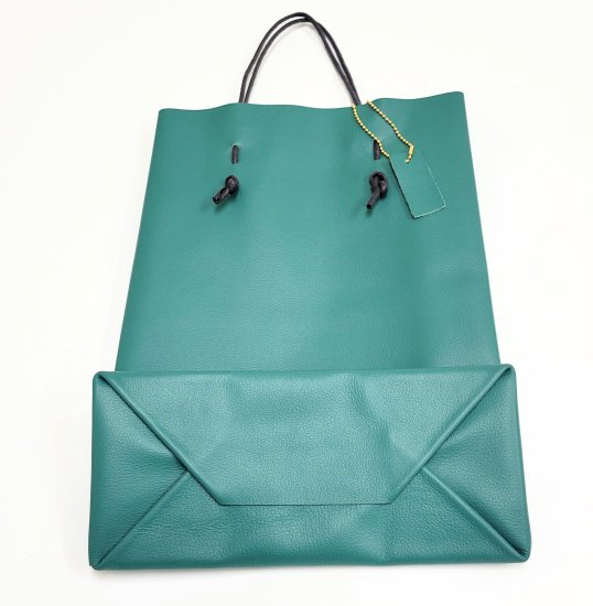 紙袋風革袋トートバッグA4サイズ（工作キット販売） - 18ohako