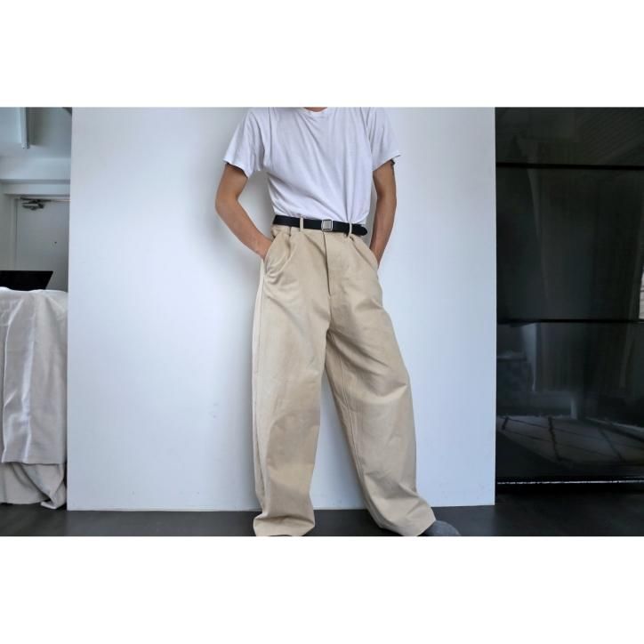 I AM DORK /アイアムドーク work pants BEIGE - kirettoーv 通販,オンライン