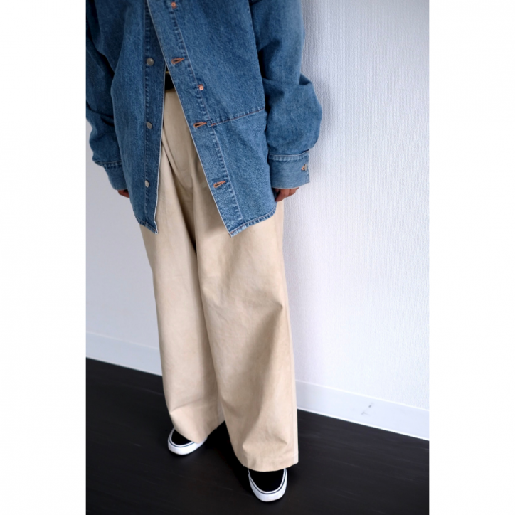 I AM DORK /アイアムドーク work pants BEIGE