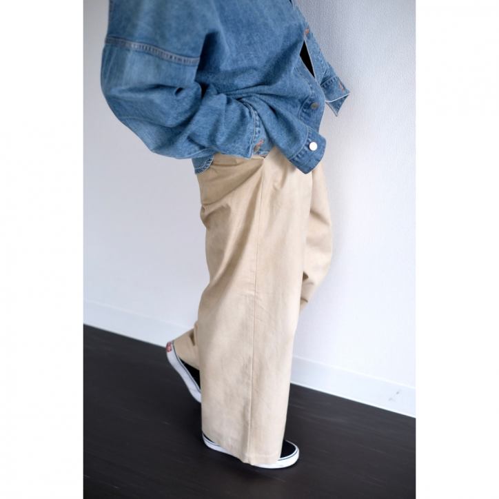 I am dork work pants アイアムドーク ワークパンツ I AM DORK /アイアムドーク work pants BEIGE