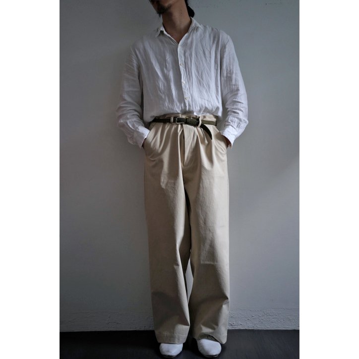 22AW】I AM DORK /アイアムドーク work pants BEIGE - kirettoーv 通販