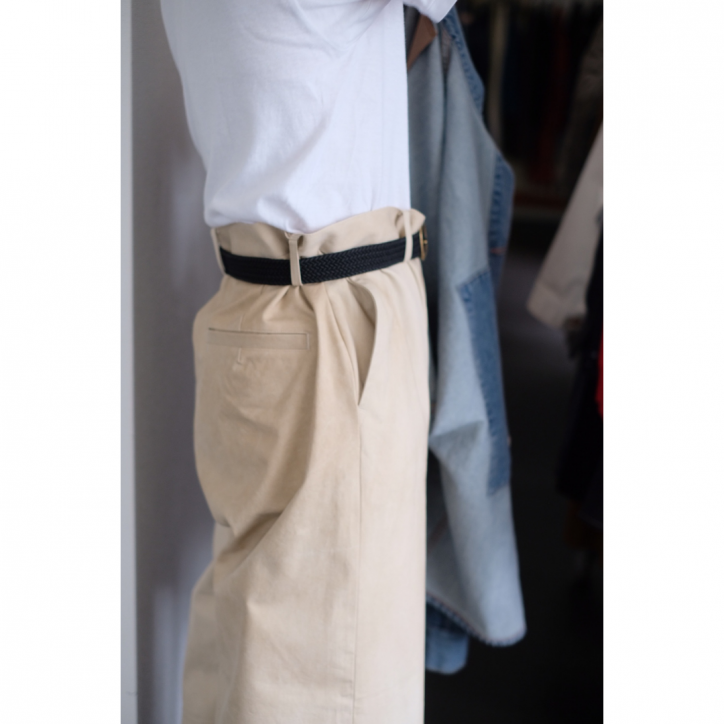 パンツ I am dork Work pants \"Lyria\" ChinoBEIGE I AM DORK /アイアムドーク work pants BEIGE