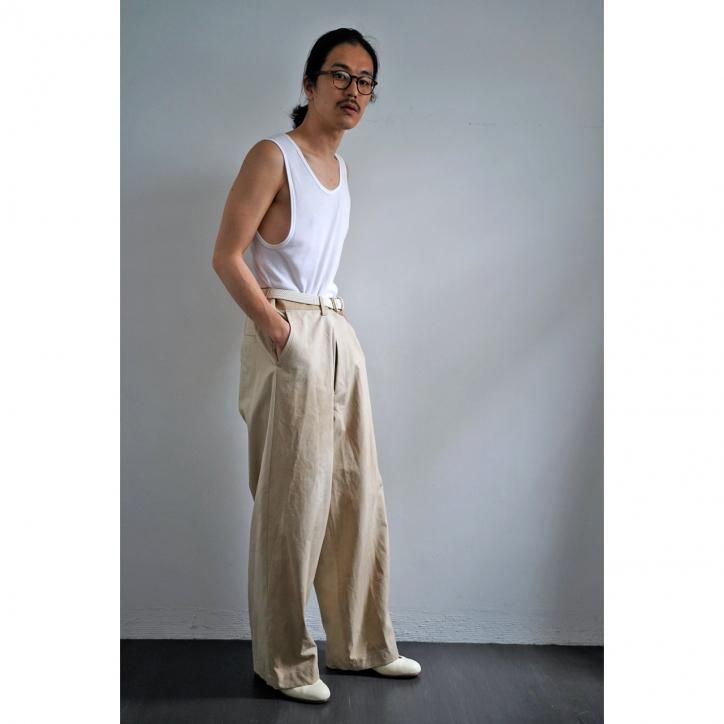 I AM DORK /アイアムドーク work pants BEIGE