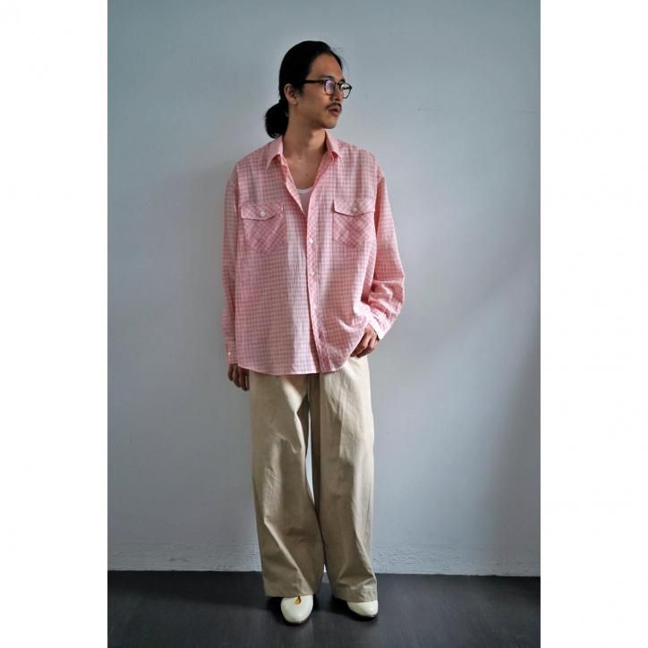 新品　I am dork Work pants Lyria ChinoBEIGE I am dork(アイアムドーク)