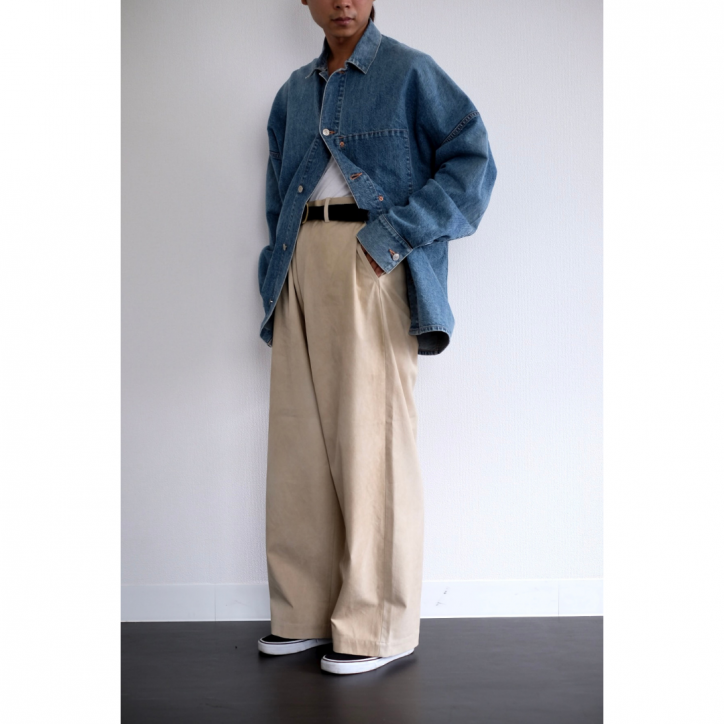 I AM DORK /アイアムドーク work pants BEIGE