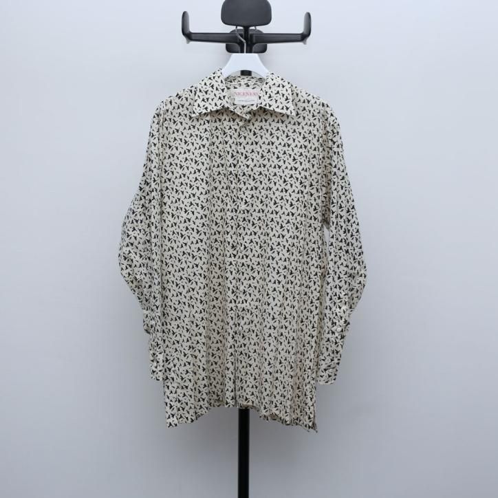 期間限定】 NICENESS LEE BIRD WHITE 22AW ナイスネス シャツ ...