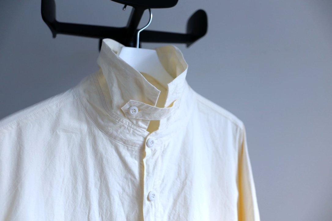 【Masnou design / マスノウ デザイン】Shirt Long(167c)　Ecru @kiretto_store