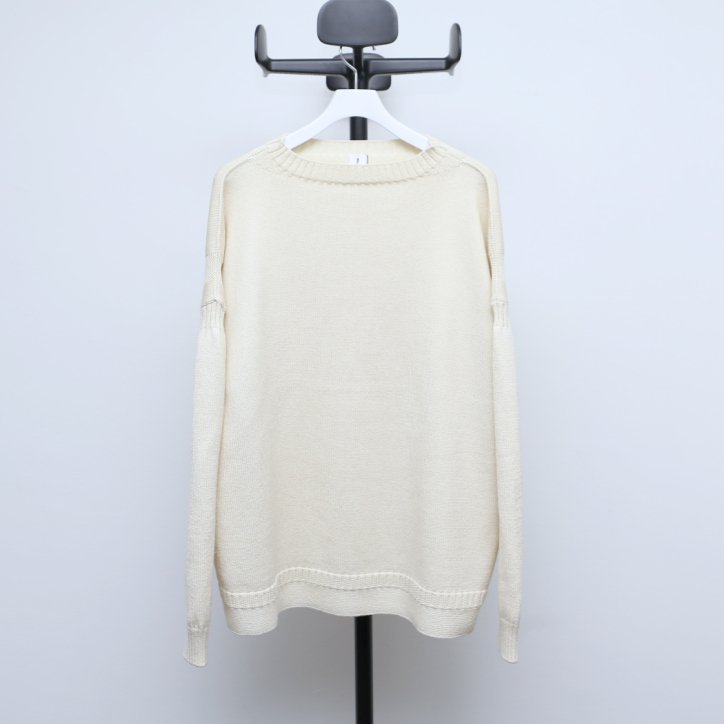 SALE 50%ۡMEIAS / ᥤLILY W/PE GUERNSEY PULL OVER IVORY