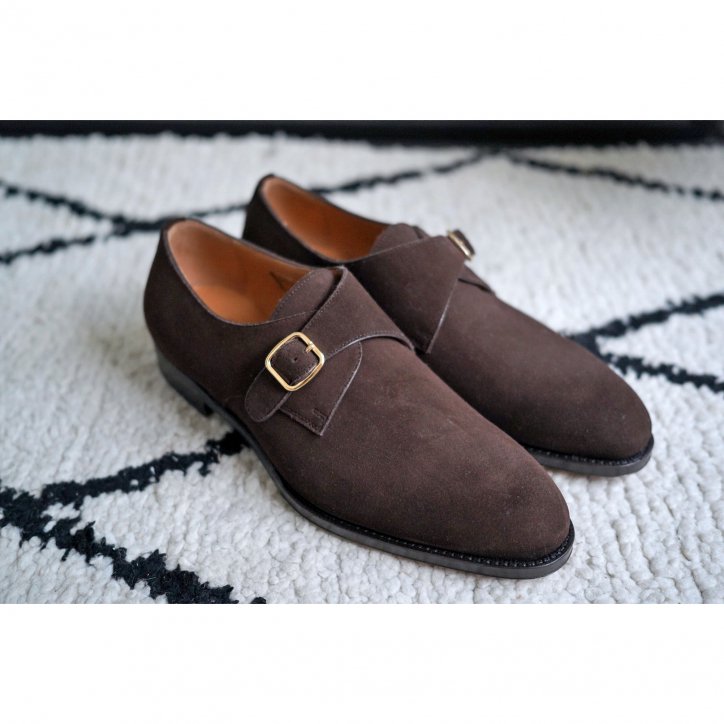 F.lli GiacomettiFG397 SINGLE MONK STRAP PIA  SUPER BUCK HOLBORN BROWN