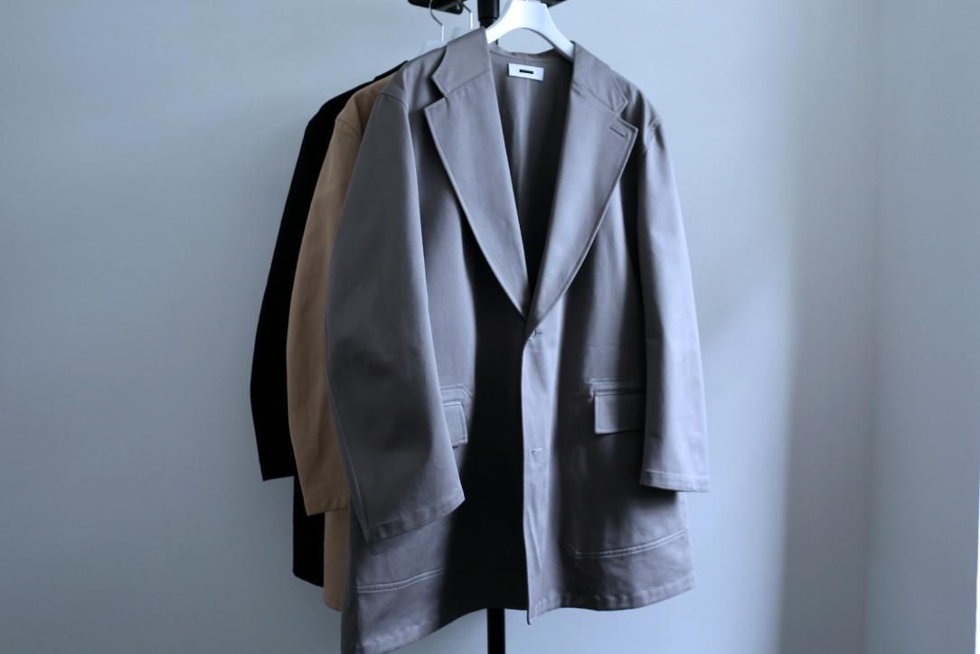 Reverberate long jacket セットアップ grey著用数回 deaflink.com