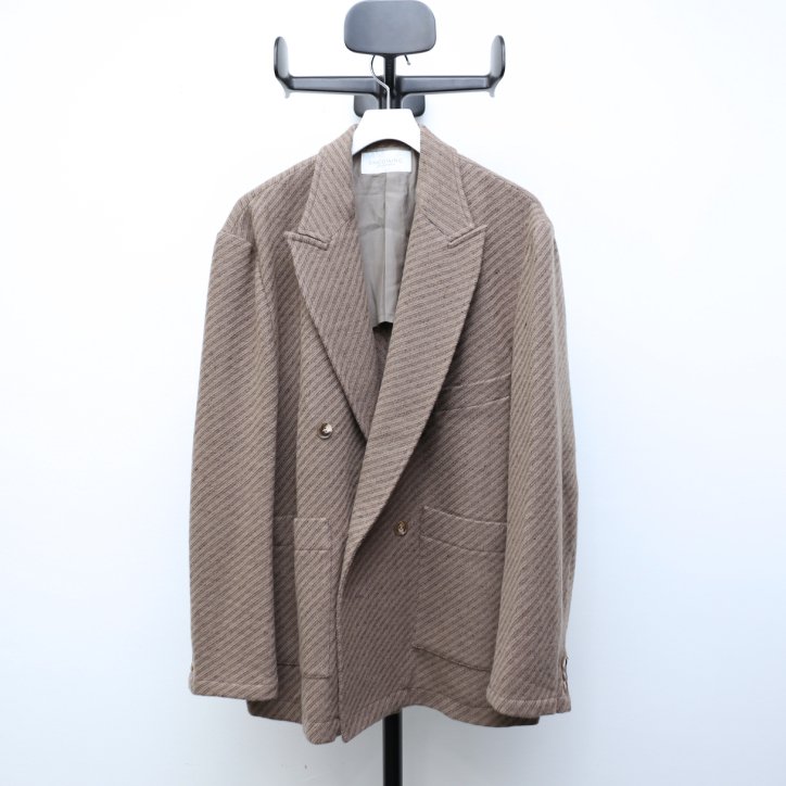 ENCOMING / インカミング 】【22AW】DOUBLE BRESTED JACKET BEIGE