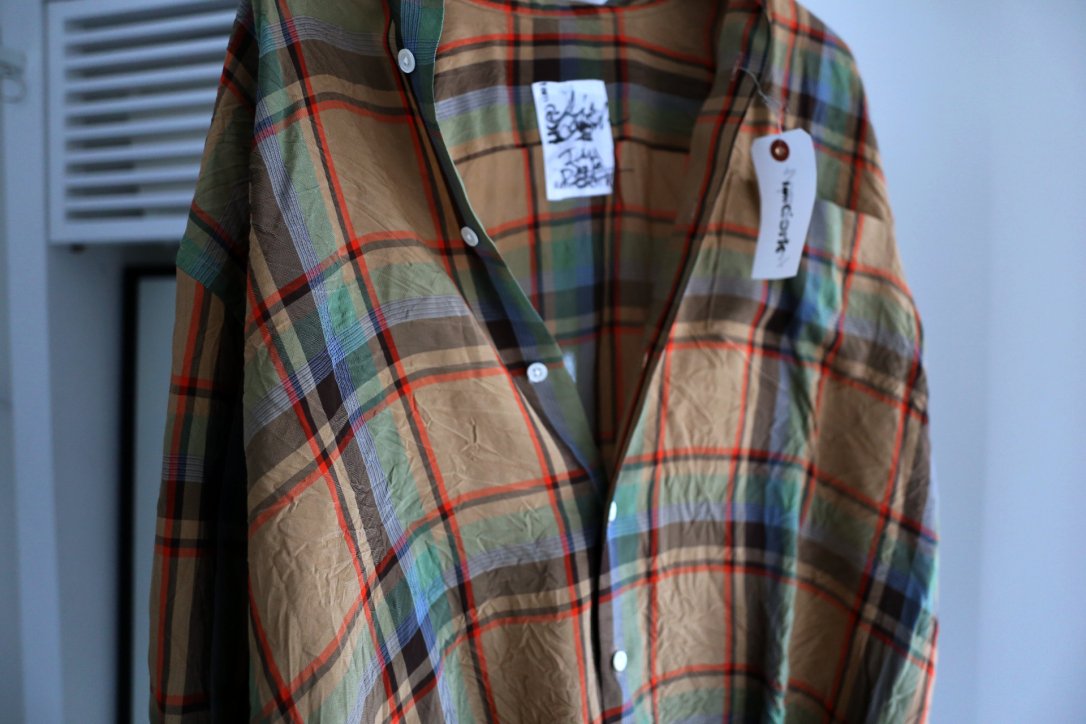 I Am Dork Long Sleeve Shirt Brown Check シャツ | metgp.com