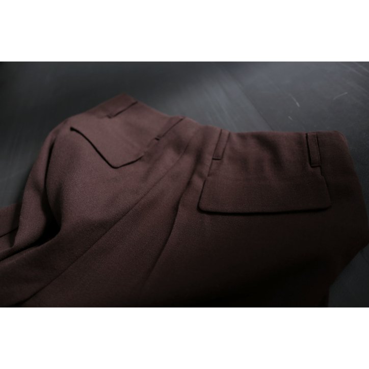 【Lea Boberg / リア ボバーグ】D.P. TROUSERS BRITISH WOOL CREPE -kiretto オンライン/通販