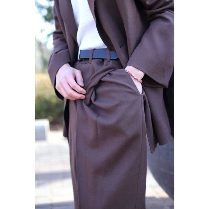 【Lea Boberg / リア ボバーグ】D.P. TROUSERS BRITISH WOOL CREPE -kiretto オンライン/通販