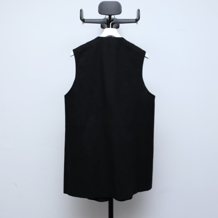 REVERBERATE 】【23SS】LONG TAILORED WAISTCOAT BLACK -kirettoーv