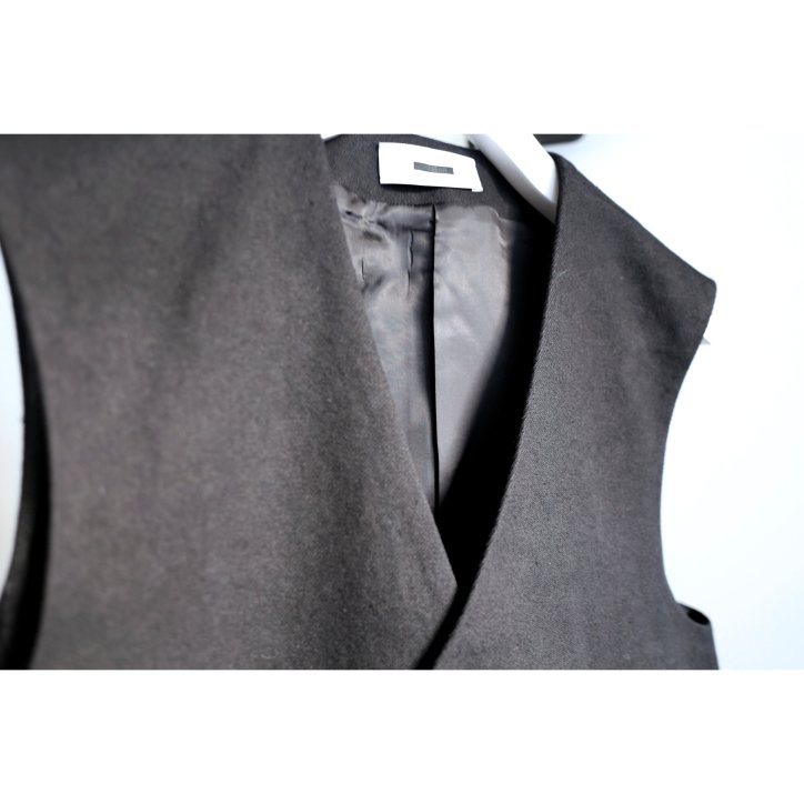 【REVERBERATE 】【23SS】LONG TAILORED WAISTCOAT BLACK -kirettoーv 通販/オンライン