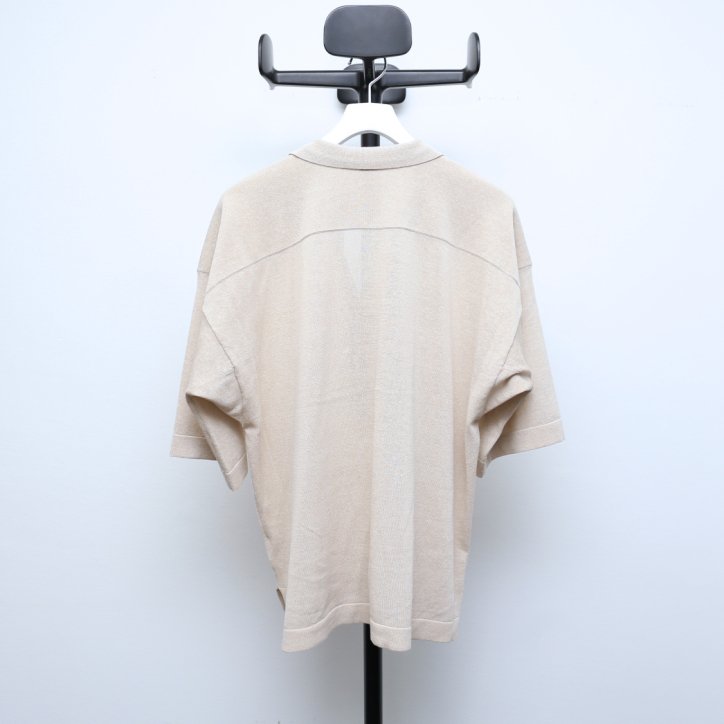 MEIAS / メイアス】【23SS】LINEN MIX SHEER WIDE PULLOVER BEIGE ...