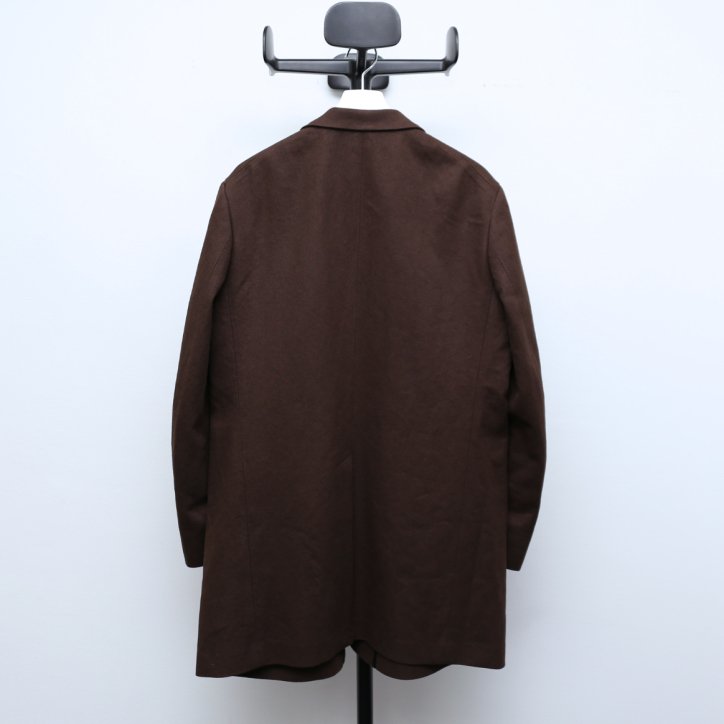 REVERBERATE/リバーバレート LONG TALORED JACKET LINEN BROWN