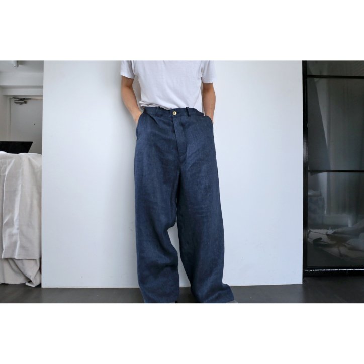 I am dork /アイアムドーク 】Work pants Heavy Linen DENIM - kiretto 通販,オンライン 23SS