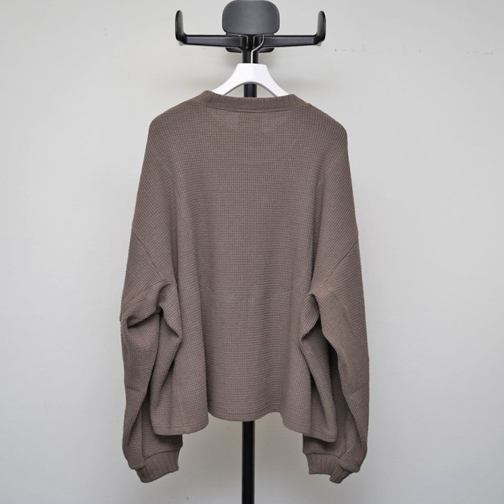 refomed / リフォメッド】【23AW】AZEAMI THERMAL TEE BROWN -kiretto 