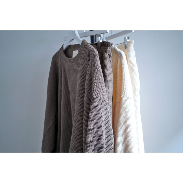 refomed / リフォメッド】【23AW】AZEAMI THERMAL TEE BROWN