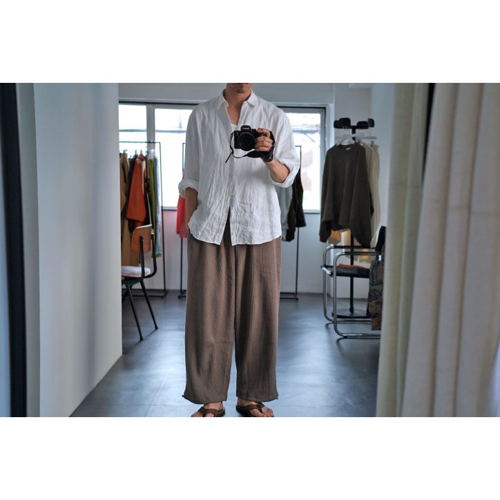 refomed / リフォメッド】【23AW】AZEAMI THERMAL PANTS BROWN 