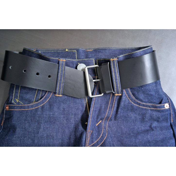 KOOKY ZOO クーキー ズー】【23AW】JUVENILE LEATHER BELT BLACK