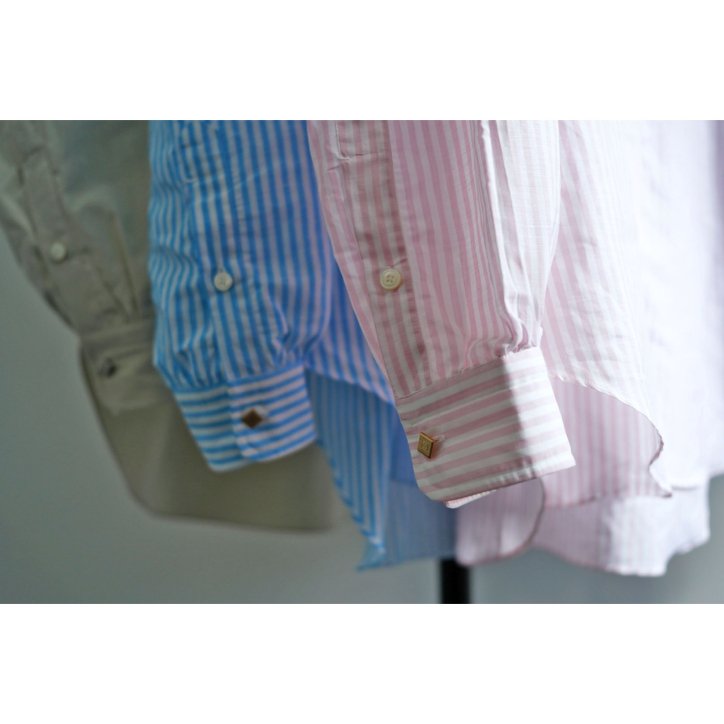 【NICENESS ナイスネス N.N.P 】ENZO / エンツォ ( N.N.P レギュラーカラードレスシャツ オックス ) -kiretto  通販 オンライン