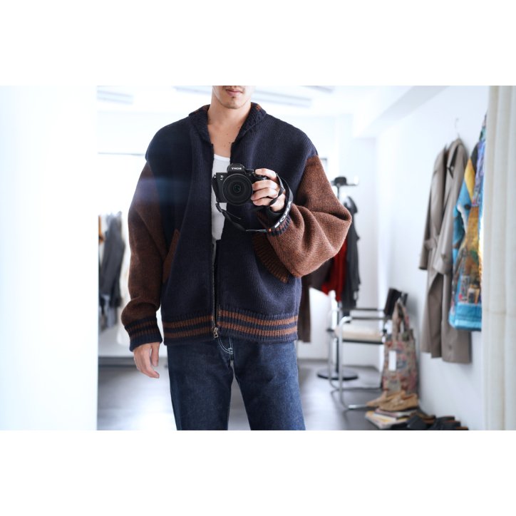 refomed / リフォメッド】STADIUM KAUCHIN KNIT NAVY×BROWN -kiretto 通販/オンライン