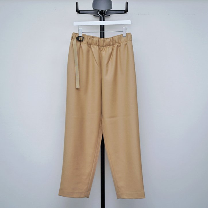 REVERBERATE / СХ졼ȡBELTED TROUSERS TYPE 2 WOOL BEIGE