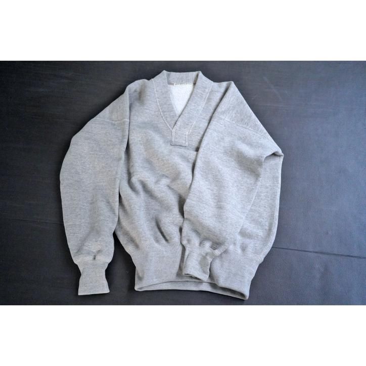 通販/オンライン- 【Olde Homesteader/オールドホームステッダー】Extra Cotton Fleece Y Neck Long  Sleeve Top Grey -kiretto