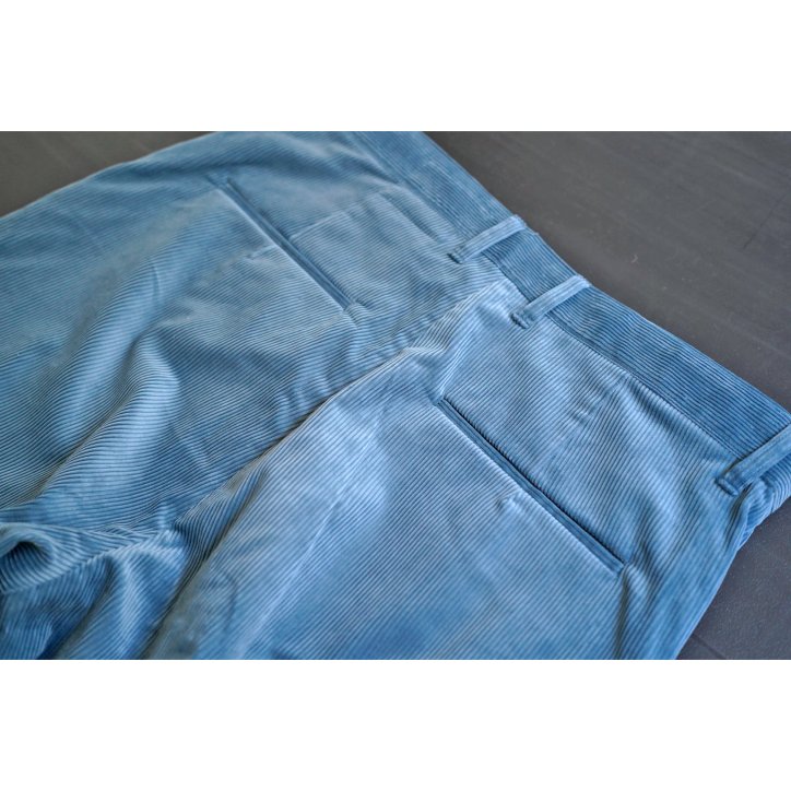 I AM DORK /アイアムドーク Work pants Corduroy BLUE - kirettoーv