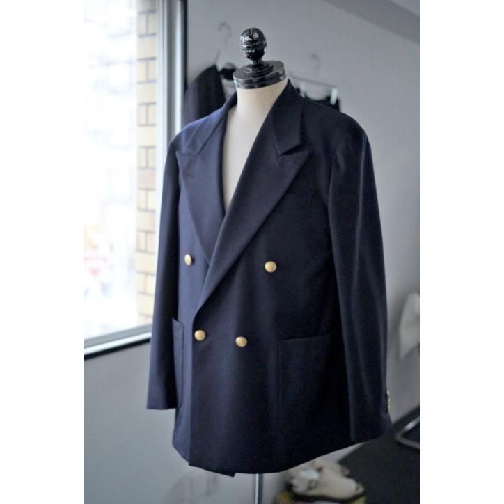 la favola/եܥ4B DOUBLE JACKET NAVY