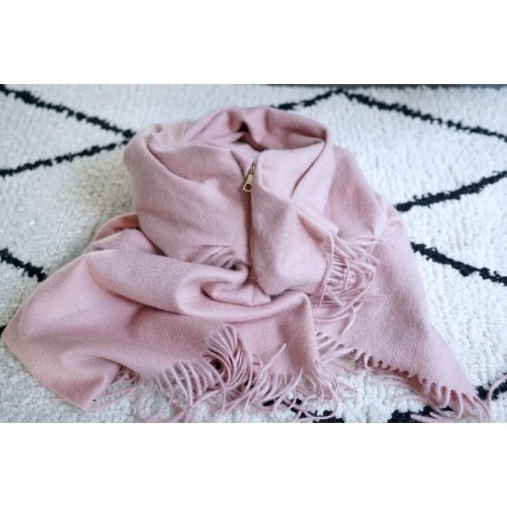 BLESS n° ブレス】【N°75】DRAPS LONG SCARF CASHMERE PINK -kiretto 