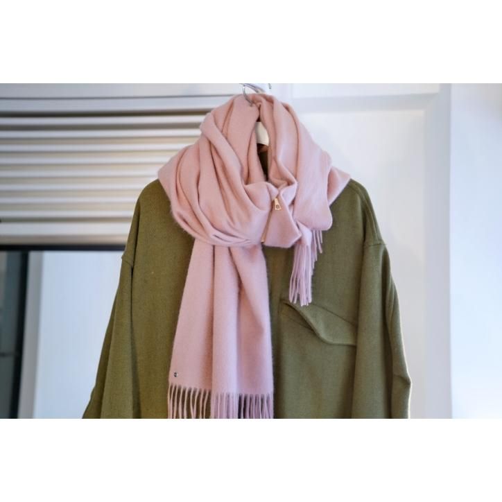 BLESS n° ブレス】【N°75】DRAPS LONG SCARF CASHMERE PINK -kiretto 