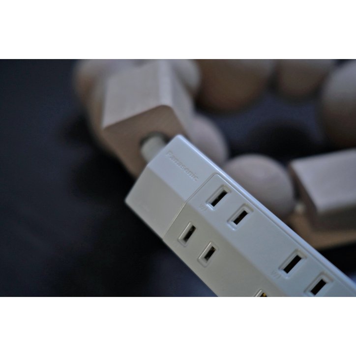 BLESS n° ブレス】 Cable jewelry Multiplug wood 延長コード -kiretto 