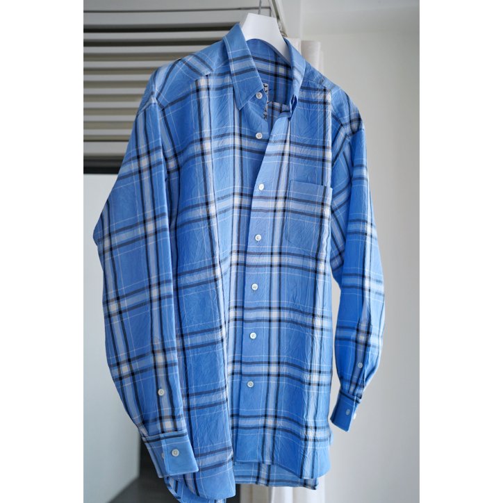 I am dork アイアムドーク Long sleeve shirt BLUE