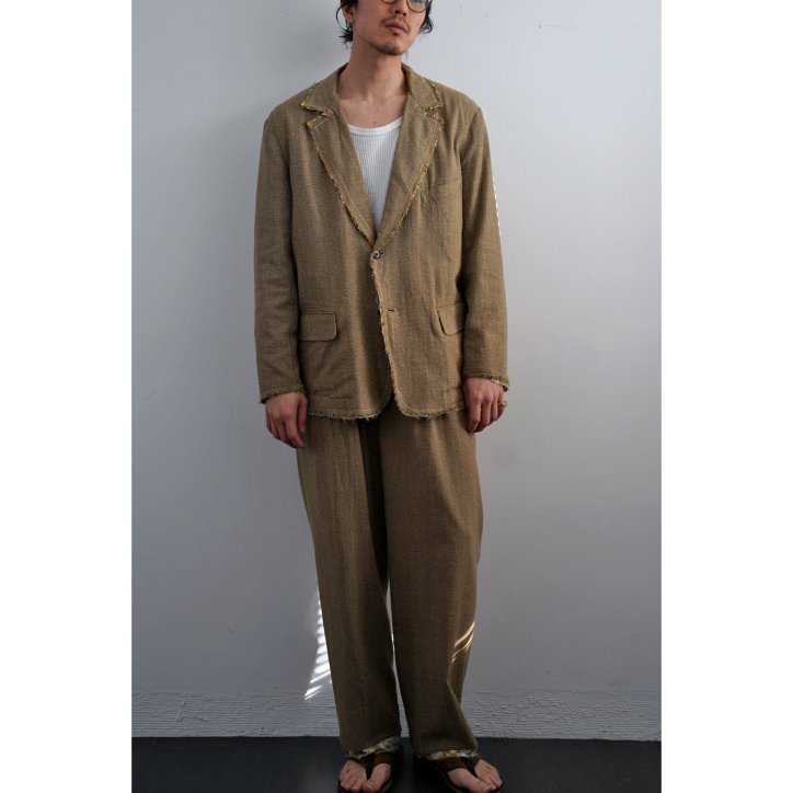 NICENESS ナイスネス PAM ツイステッドシルクジャケット KHAKI