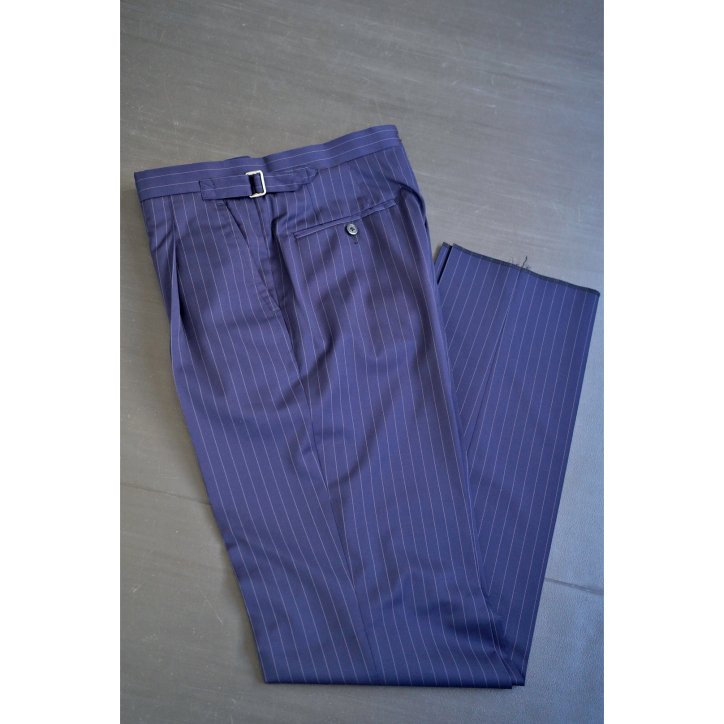 Fendart フェンダール 1tuck Trousers Navy スラックス