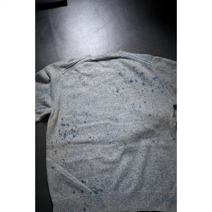 ANSNAM run sprayed pullover アンスナム ANSNAM / Sprayed Pull Over(Blue Graybeige) | PARK